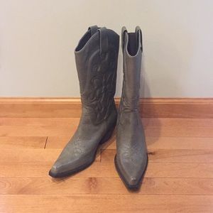NINE WEST COWBOY BOOTS SIZE 8